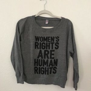 Dark Grey “Women’s Rights Are Human Rights” Shirt